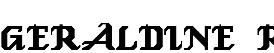 GERALDINE Regular Font Download Free