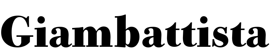 Giambattista Heavy Regular DB Font Download Free