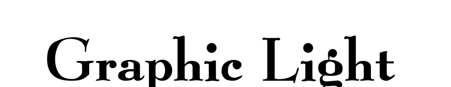 Graphic Light Font Download Free