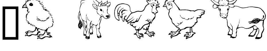 GE Barnyard Friends Font Download Free