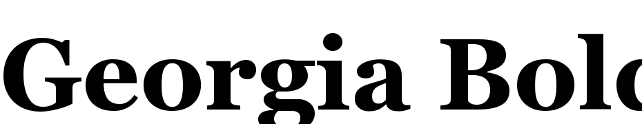 Georgia Bold Font Download Free