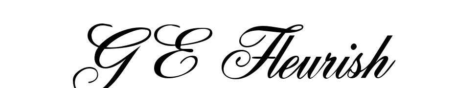GE Fleurish Font Download Free