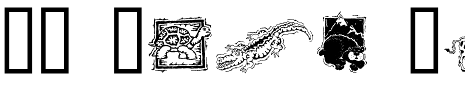 GE Deco Animals Font Download Free