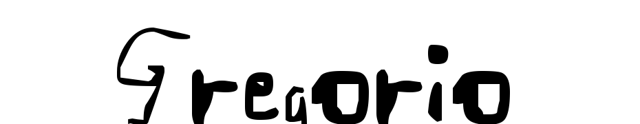 Gregorio Font Download Free