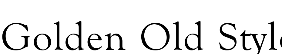Golden Old Style Font Download Free