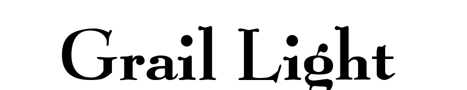 Grail Light Font Download Free