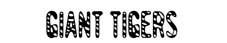 Giant Tigers Font Download Free