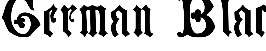 German Blackletters, 15th C. Font Download Free