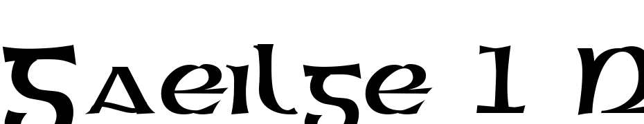 Gaeilge 1 Normal Font Download Free