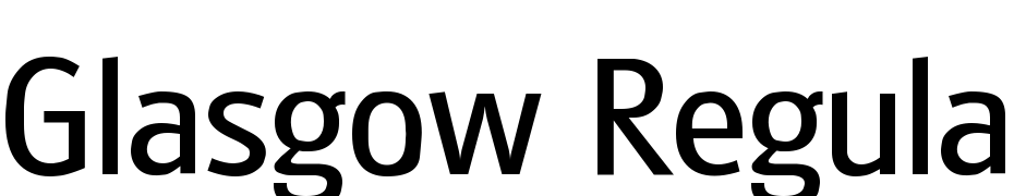 Glasgow Regular Font Download Free