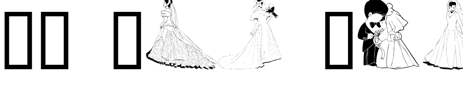 GE The Bride And Groom Font Download Free