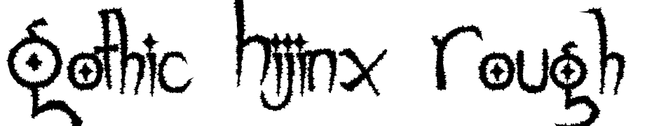 Gothic Hijinx Rough cкачати шрифт безкоштовно