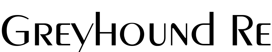 Greyhound Regular DB Font Download Free