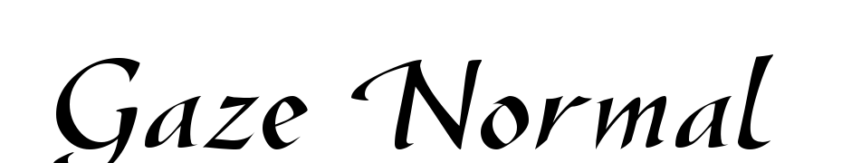 Gaze Normal Font Download Free