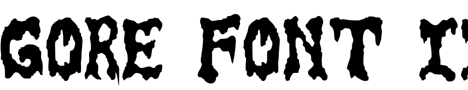 Gore Font II Font Download Free