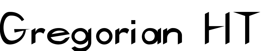 Gregorian HT Normal Font Download Free