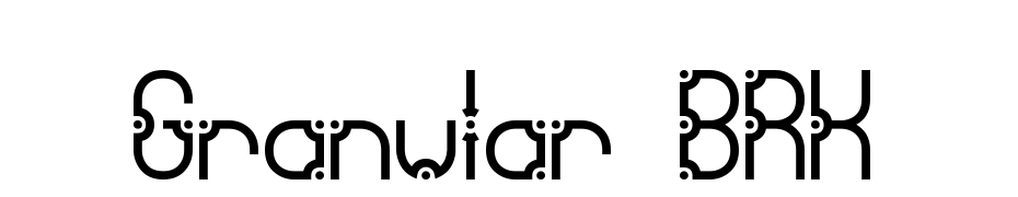 Granular BRK Font Download Free