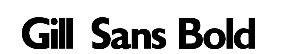 Gill_Sans Bold Font Download Free