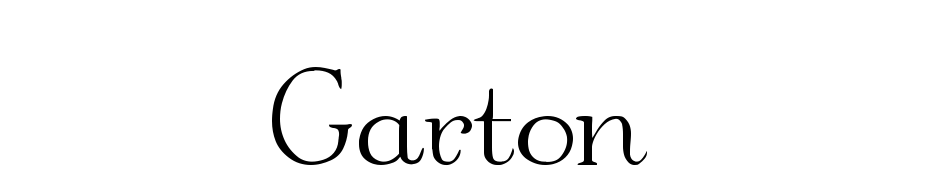 Garton Schrift Herunterladen Kostenlos