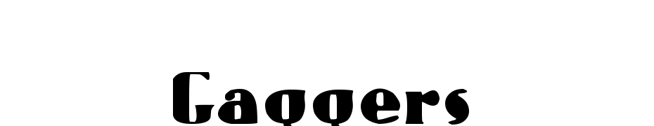 Gaggers Fuente Descargar Gratis