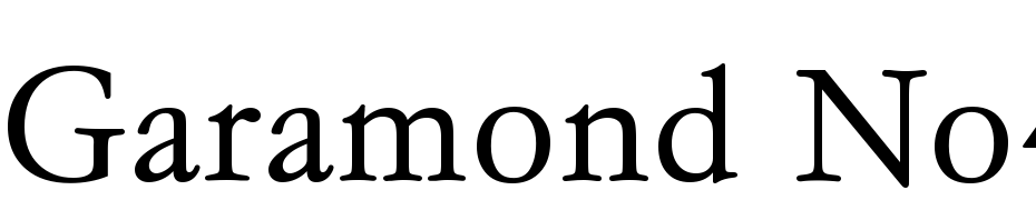 Garamond No4Cyr TCYLig Font Download Free