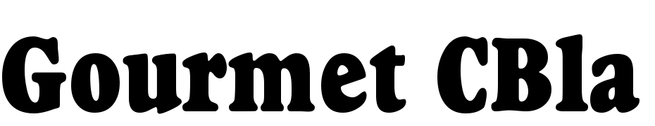 Gourmet CBla DB Normal Font Download Free
