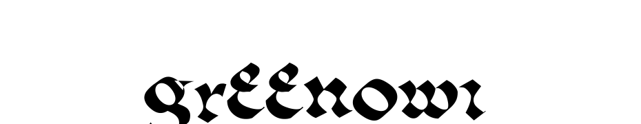 Greenowi Font Download Free