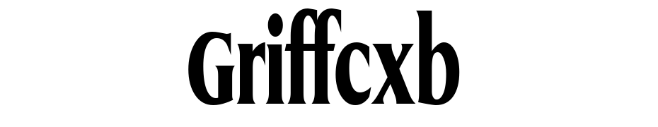 Griffcxb Yazı tipi ücretsiz indir