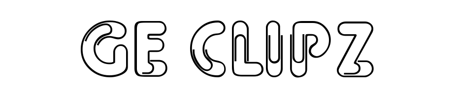 GE Clipz Font Download Free