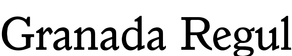 Granada Regular Font Download Free