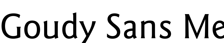 Goudy Sans Medium BT Font Download Free