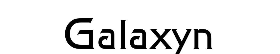 Galaxy BT Yazı tipi ücretsiz indir