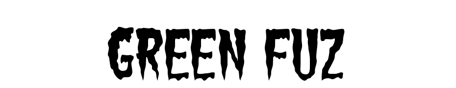 Green Fuz Font Download Free