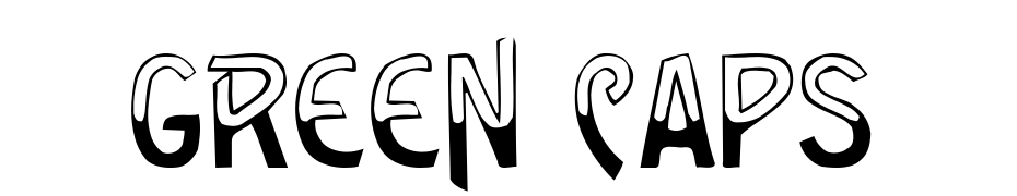 Green Caps Font Download Free