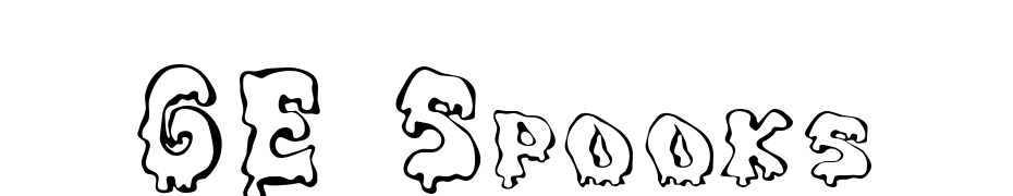 GE Spooks Font Download Free