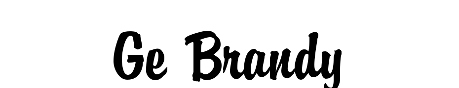 GE Brandy Font Download Free