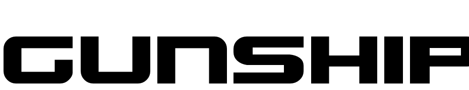 Gunship Font Download Free
