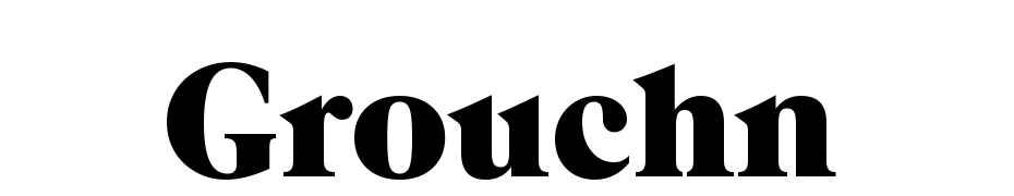 Grouch BT Font Download Free