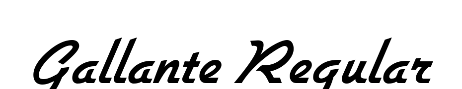 Gallante Regular Font Download Free