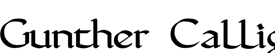 Gunther Calligraphic Regular Font Download Free