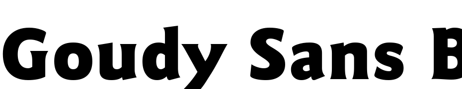 Goudy Sans Black BT Font Download Free