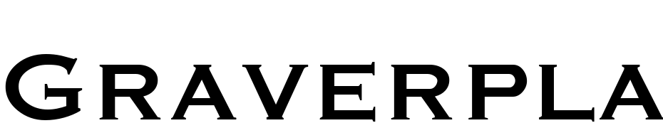 Graverplate Bold Font Download Free