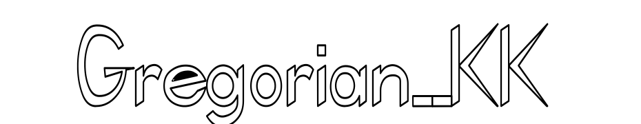 Gregorian__KK Font Download Free