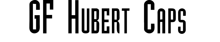 GF Hubert Caps Font Download Free
