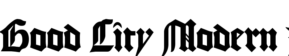 Good City Modern Plain Font Download Free