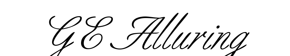 GE Alluring Font Download Free