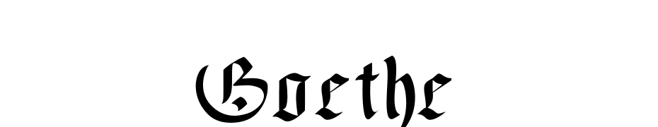 Goethe Font Download Free