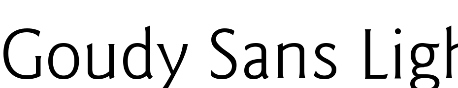 Goudy Sans Light BT Font Download Free