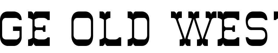 GE Old West Font Download Free