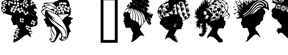 GE Profile Silhouettes Font Download Free